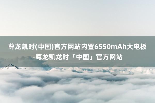 尊龙凯时(中国)官方网站内置6550mAh大电板-尊龙凯龙时「中国」官方网站